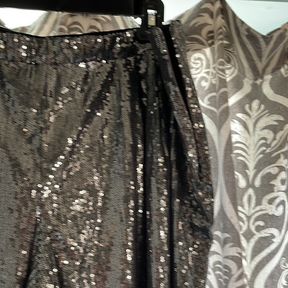 Rubin Singer Studio All-Over Sequin Top and dress pants. Pants have a side zip. - Picture 3 of 16